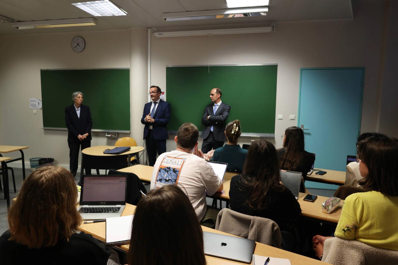 10 élèves font leur rentrée dans la nouvelle classe prépa talent de Limoges.