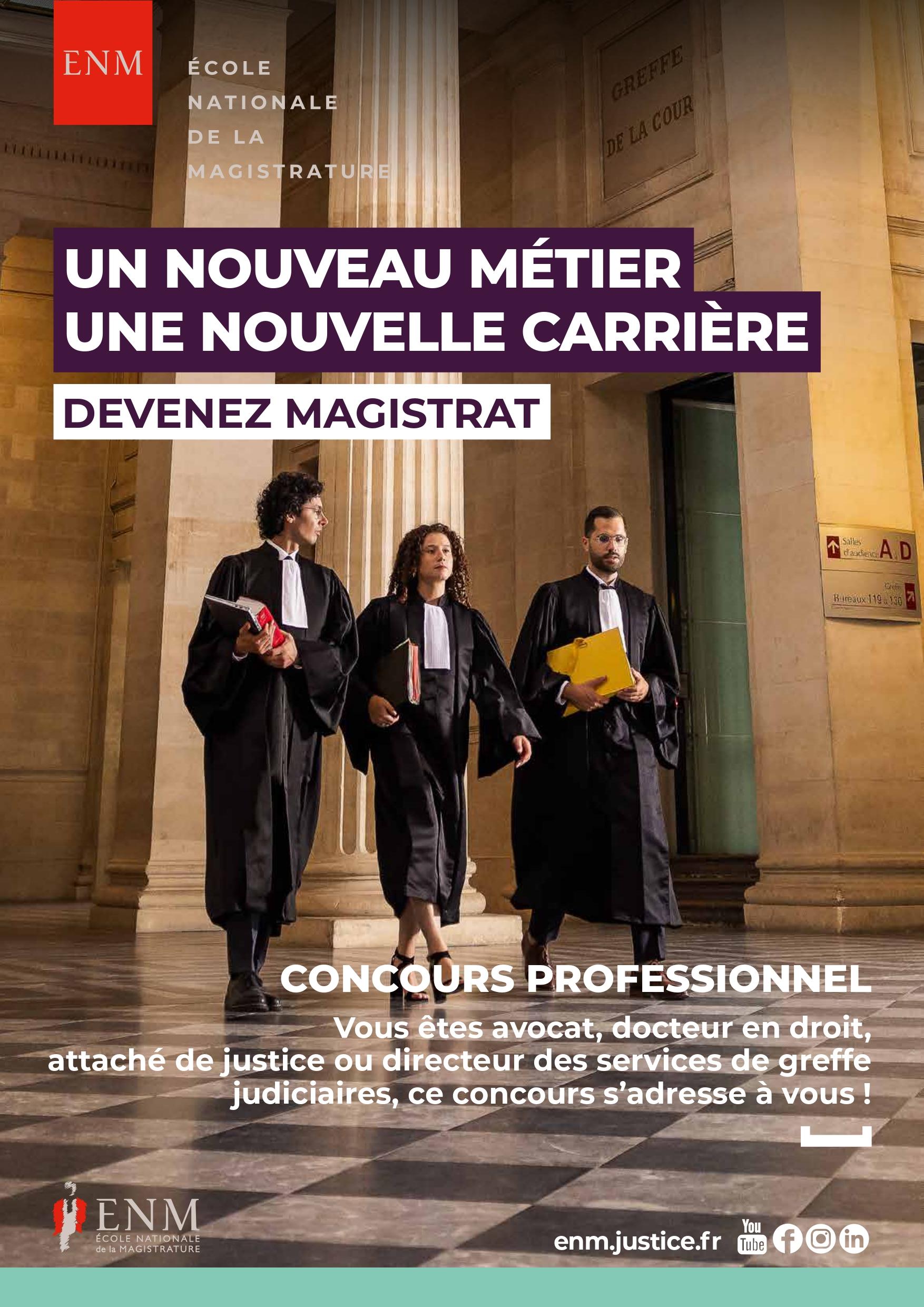 Affiche campagne concours professionnel 2025