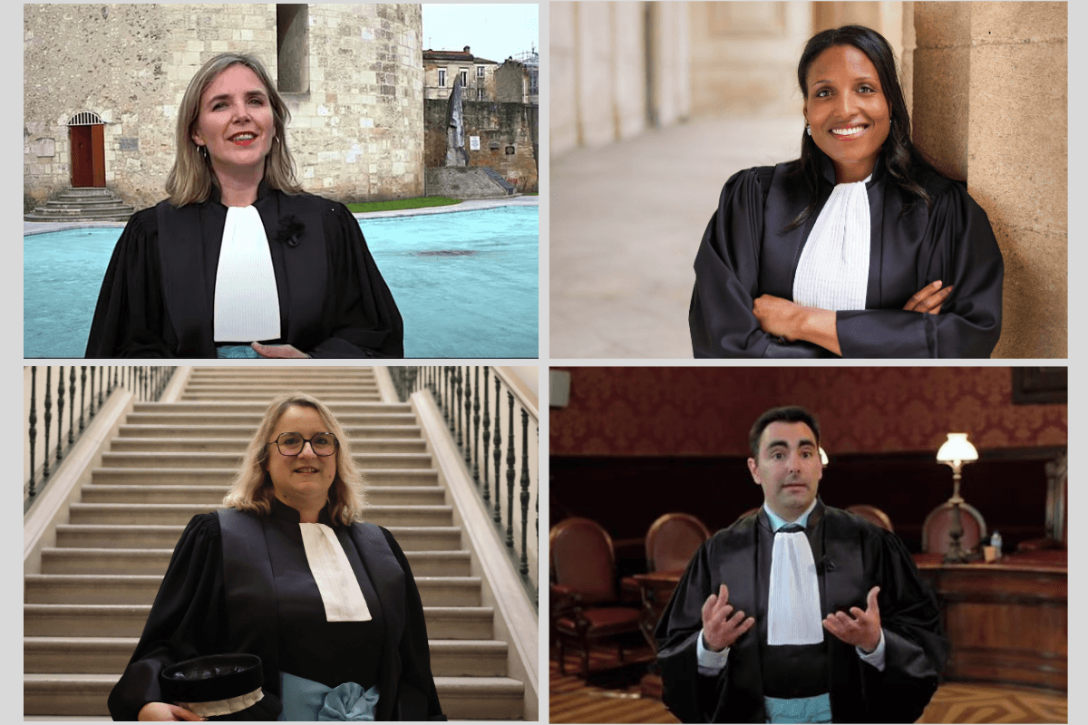 Elodie, Anaïs, Ludivine et Benjamin ont intégré la magistrature après une première carrière