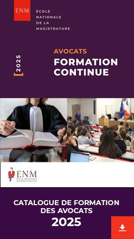 Catalogue des formations ouvertes aux avocats - 2025