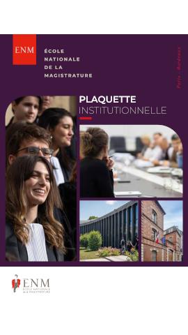 Couverture plaquette institituionnel