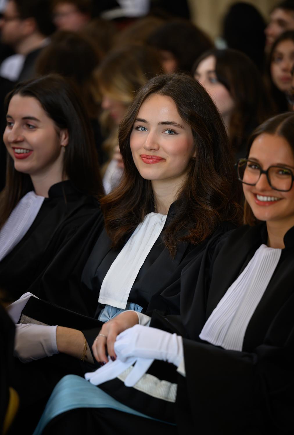 Auditrice de justice lors de la prestation de serment