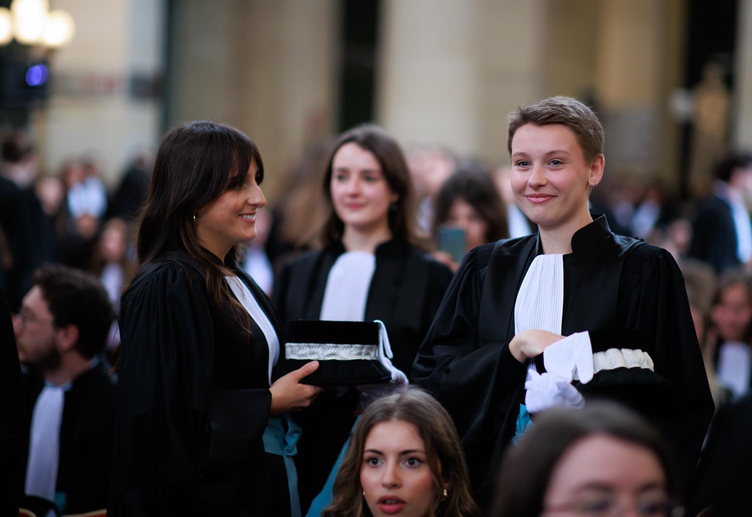 Auditrices de justice lors de la prestation de serment