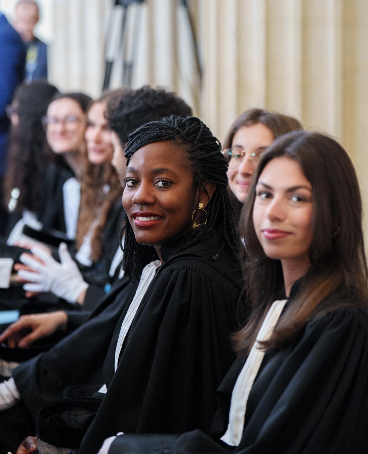 Auditrices de justice lors de la prestation de serment