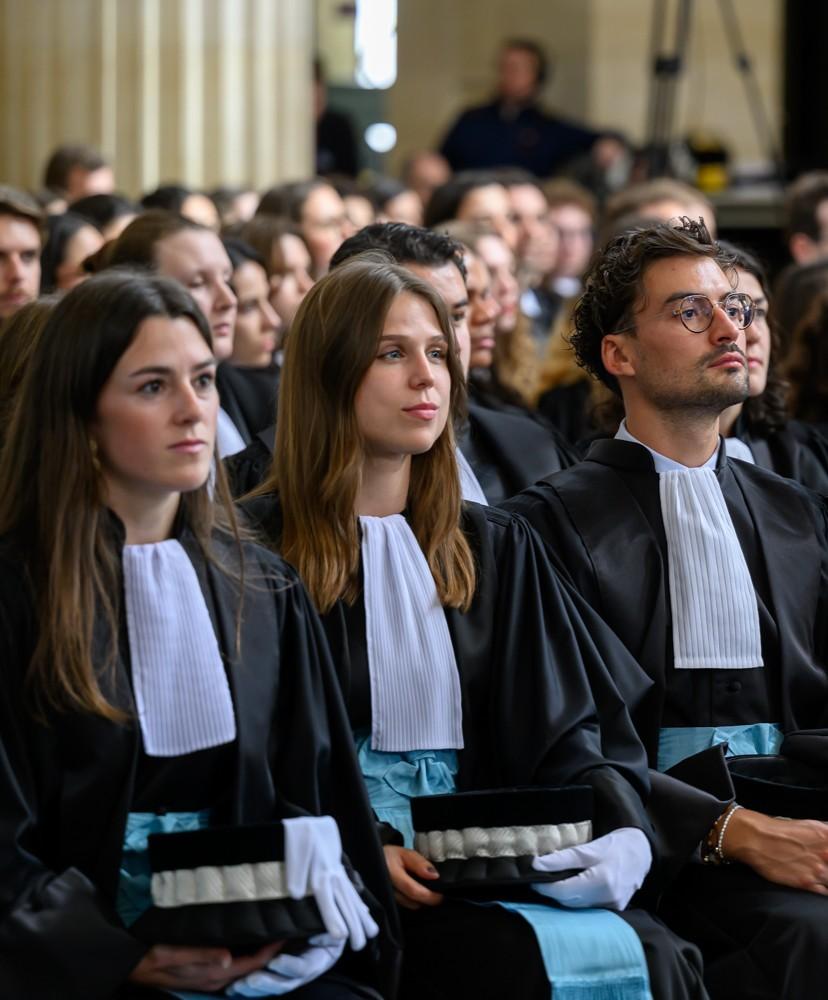 Auditeurs de justice lors de la prestation de serment