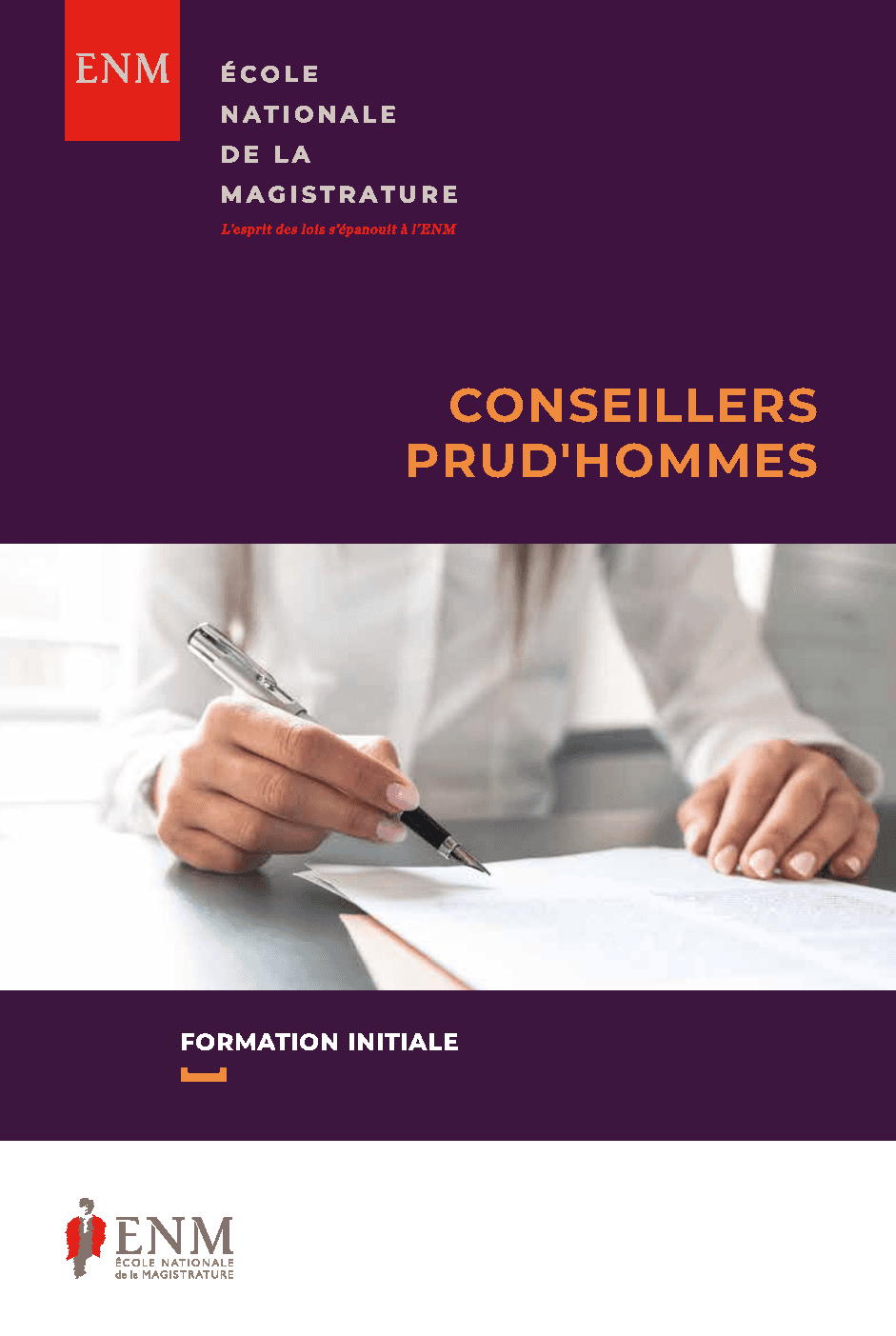 Couverture du catalogue pour les conseillers prud'hommes